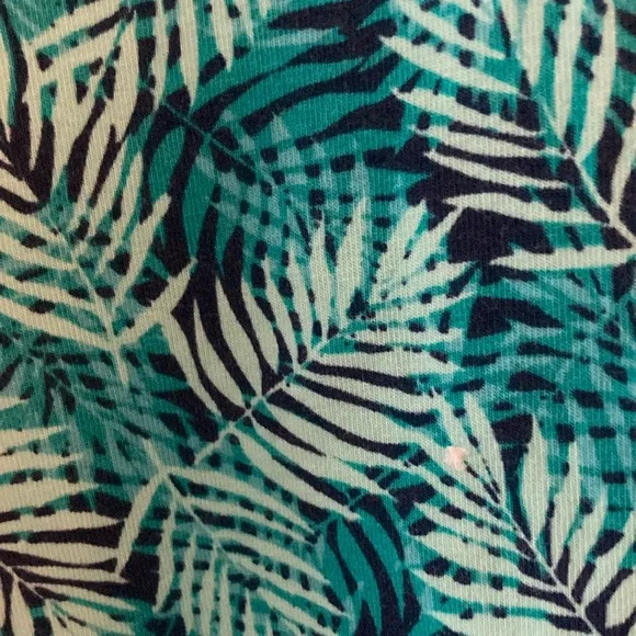 Green and Blue Ruched Wrap Sundress - Picture 3 of 4